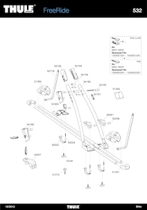 2x Thule FreeRide 532