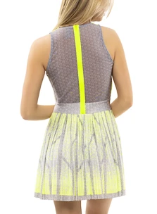 Abito da donna Lucky in Love  Pleat Wave Dress Neon Yellow