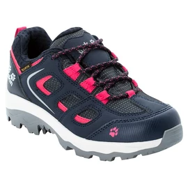 Baba kültéri cipő Jack Wolfskin Vojo Texapore Low Dark Blue / Pink