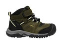 Baba kültéri cipő Keen Ridge Flex Mid Wp Dark Olive/Dusky Citron