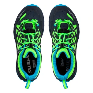 Baba kültéri cipő Salewa  Wildfire Ombre Blue/Fluo Green