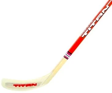 Bastone da hockey in legno CCM  Titan 4020 Senior 23 mano sinistra in basso