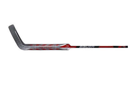 Bastone da portiere di hockey in materiale composito Bauer Supreme M50PRO Red Intermediate 23 pollici, L (Regular)