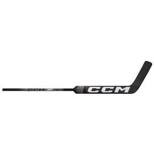 Bastone da portiere di hockey in materiale composito CCM Tacks XF 70 Black/Grey Junior 21 pollici, L (Regular)