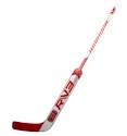 Bastone da portiere di hockey in materiale composito Warrior Ritual V3 E White/Red Intermediate 23,5 pollici, L (Regular)