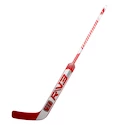 Bastone da portiere di hockey in materiale composito Warrior Ritual V3 E White/Red Senior 26 pollici, L (Regular)