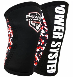 Bendaggio per il ginocchio Power System Knee Sleeves Black