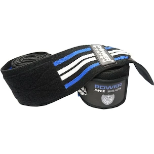 Bendaggio per il ginocchio Power System  Knee Wraps Blu