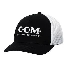 Berretto CCM 125 Anniversary Mesh Trucker Black Senior