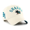 Berretto da uomo 47 Brand  NHL San Jose Sharks Clubhouse Faber ’47 CLEAN UP