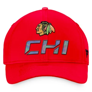 Berretto da uomo Fanatics  Authentic Pro Locker Room Structured Adjustable Cap NHL Chicago Blackhawks