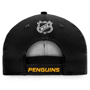 Berretto da uomo Fanatics  Authentic Pro Locker Room Structured Adjustable Cap NHL Pittsburgh Penguins