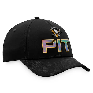 Berretto da uomo Fanatics  Authentic Pro Locker Room Structured Adjustable Cap NHL Pittsburgh Penguins