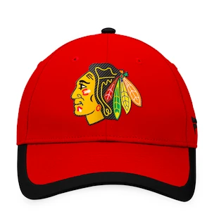 Berretto da uomo Fanatics Defender Structured Defender Structured Adjustable Chicago Blackhawks