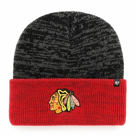 Berretto invernale 47 Brand Two Tone Brain Freeze Cuff Knit NHL Chicago Blackhawks