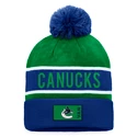 Berretto invernale Fanatics  Authentic Pro Game & Train Cuffed Pom Knit Vancouver Canucks