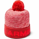 Berretto per bambini Under Armour  Gametime Pom Beanie red