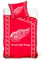 Biancheria da letto Official Merchandise NHL Bed Linen NHL Detroit Red Wings Stripes