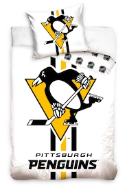Biancheria da letto Official Merchandise NHL Bed Linen NHL Pittsburgh Penguins White