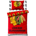 Biancheria da letto Official Merchandise  NHL Chicago Blackhawks 140x200/70x90 cm