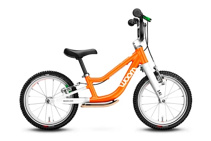 Bici senza pedali per bambini Woom  1+ 14" Orange