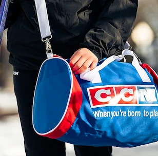 Borsa da hockey CCM  VINTAGE DUFFLE Collegiate Royal