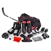 Borsa da hockey su ruote SHER-WOOD Code V Backpack Black/Red Senior