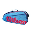 Borsa per racchette da tennis per bambini Wilson  Junior 3 Pack Blue/Orange