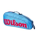 Borsa per racchette da tennis per bambini Wilson  Junior 3 Pack Blue/Orange