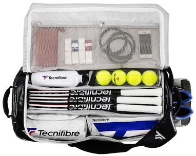 Borsa per racchette Tecnifibre  Tour Endurance Rackpack XL White