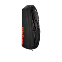 Borsa per racchette Wilson  Clash V3 3PK Racquet Bag Black/Infrared