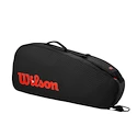 Borsa per racchette Wilson  Clash V3 3PK Racquet Bag Black/Infrared