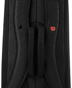 Borsa per racchette Wilson  Clash V3 6PK Racquet Bag Black/Infrared