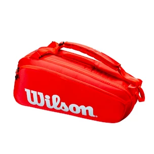 Borsa per racchette Wilson  Super Tour 6 Pack Red