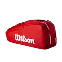 Borsa per racchette Wilson  Super Tour Red 6PK 2025