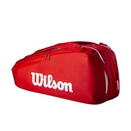 Borsa per racchette Wilson Super Tour Red 6PK 2025