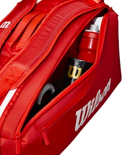 Borsa per racchette Wilson  Super Tour Red 6PK 2025