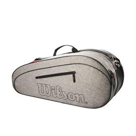 Borsa per racchette Wilson Team 6 PK Heather Grey