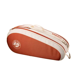 Borsa per racchette Wilson  Team 6PK Roland Garros 2025 Cream/Clay