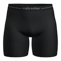 Boxer da uomo Icebreaker Merino Anatomica Long Boxers Black