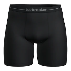 Boxer da uomo Icebreaker Merino Anatomica Long Boxers Black