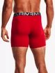 Boxer da uomo Under Armour  Charged Cotton 6in 3 Pack-RED