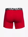 Boxer da uomo Under Armour  Charged Cotton 6in 3 Pack-RED