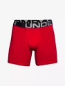 Boxer da uomo Under Armour  Charged Cotton 6in 3 Pack-RED