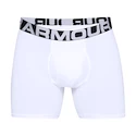 Boxer da uomo Under Armour  Charged Cotton 6in 3 Pack-WHT S