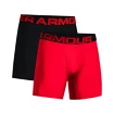 Boxer da uomo Under Armour  Tech 6in 2 Pack-RED