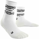 Calze a compressione da donna CEP Animal White/Black