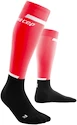 Calzettoni a compressione da donna CEP  4.0 Pink/Black  II