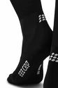 Calzettoni a compressione da donna CEP  RECOVERY Black/Black