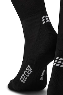 Calzettoni a compressione da donna CEP  RECOVERY Black/Black  II